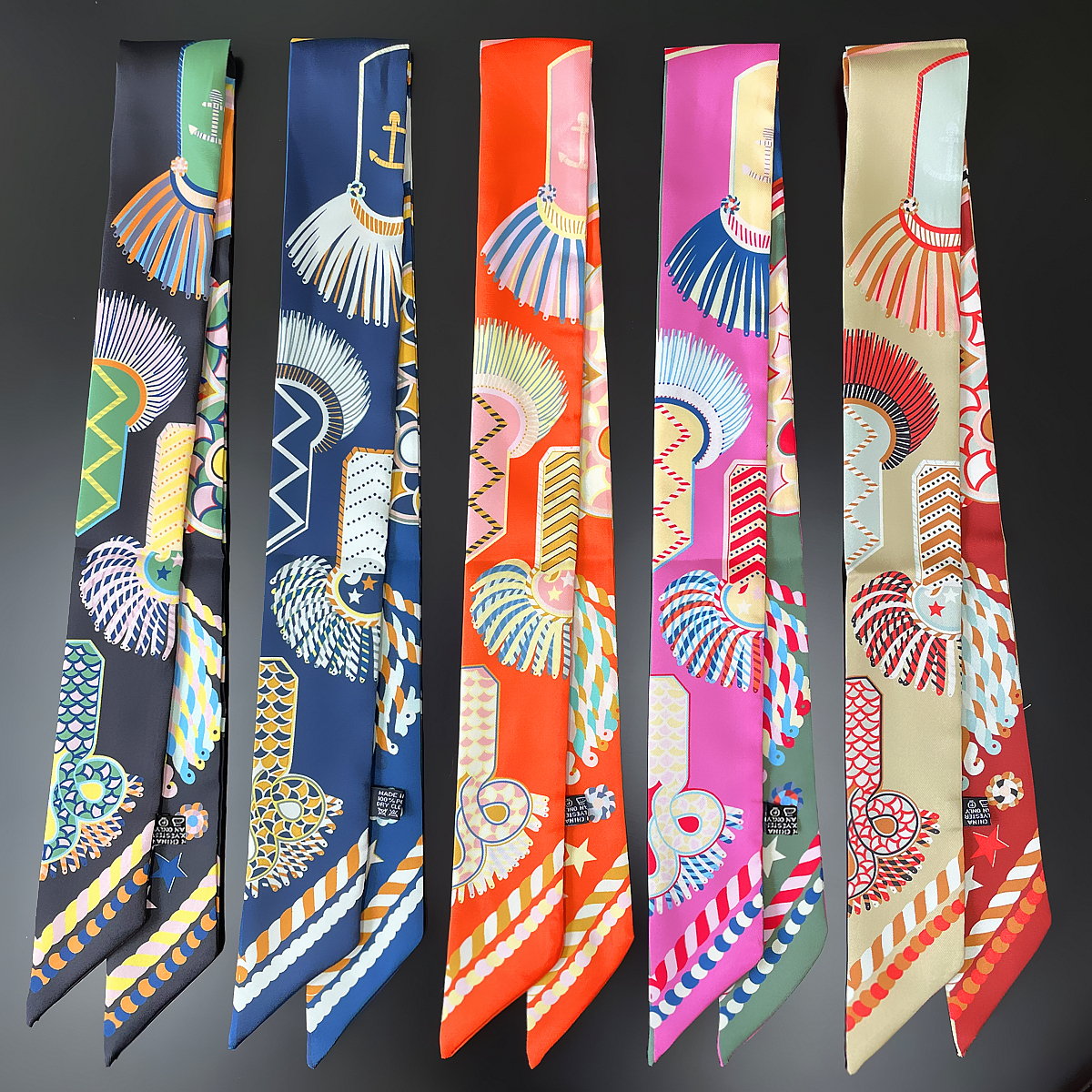 Luxury Bags Shopping - Brand Design Twill 100% Silk Scarf