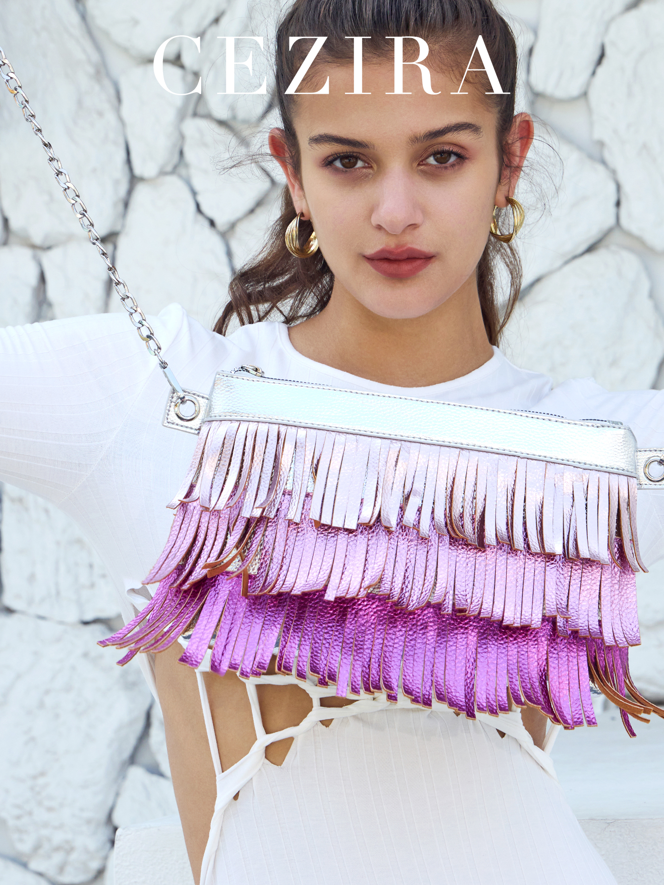 Luxury Bags Vegan Leather - Brand Luxury Design Metallic PU Vegan