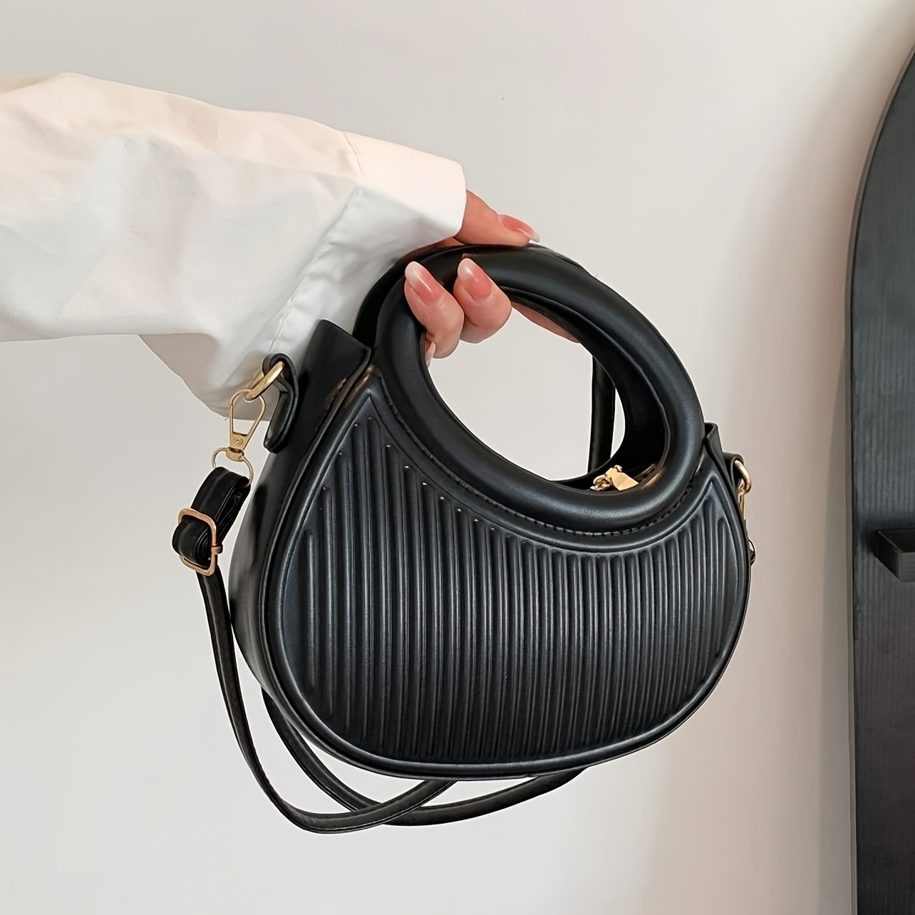 Luxury Bags On Sale - Chic Stripe Design Crossbody Bags for