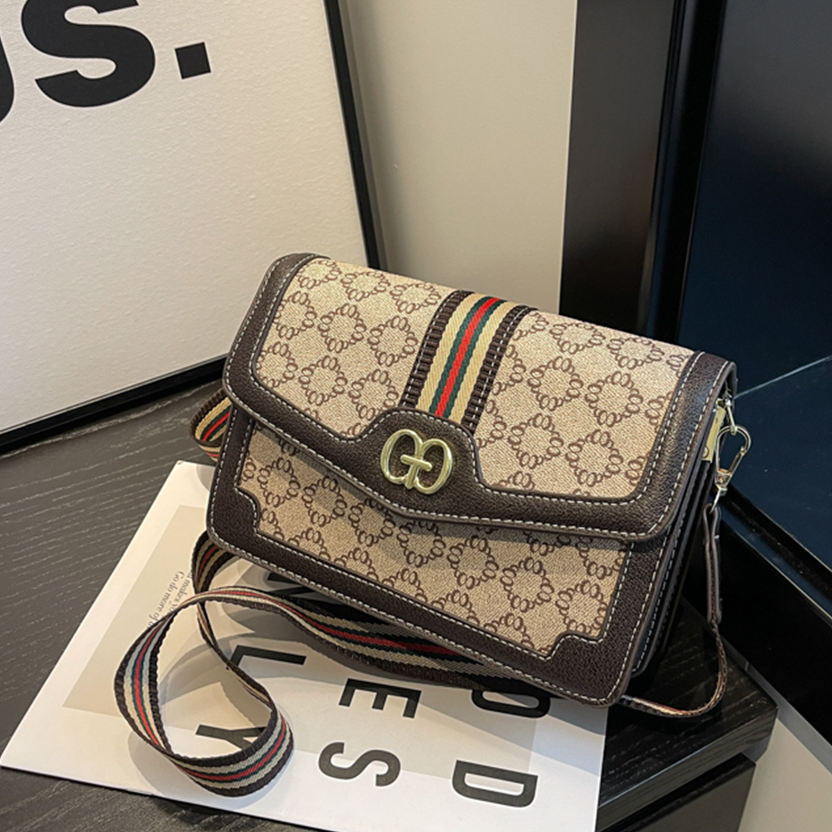 Luxury Bags Vip - Fashion Classic Crossbody Bag Lightweight PU