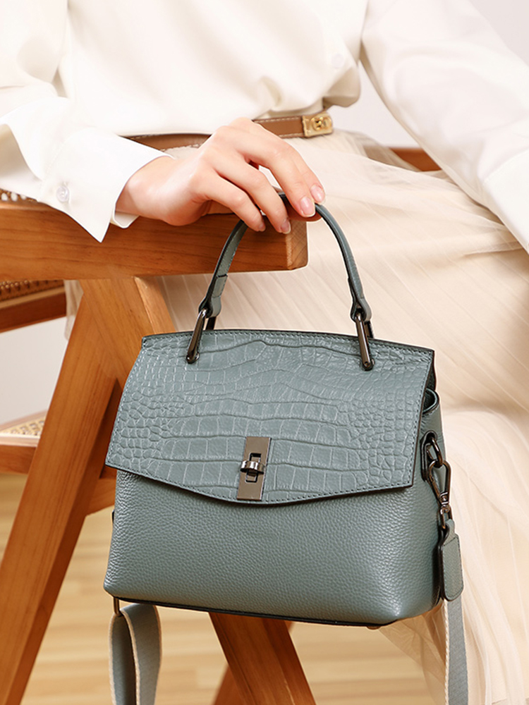 Zency Genuine Leather Women's  - Luxury Bags Vintage ulasan dan harga