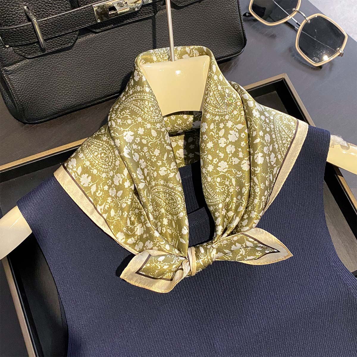Luxury 100% Pure Silk Square S - Luxury Bags Supplier ulasan dan harga