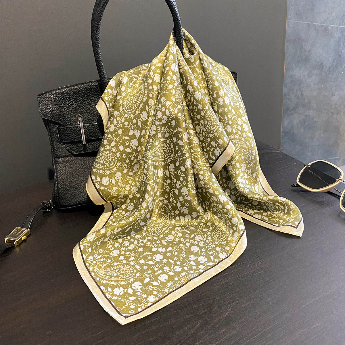 Luxury 100% Pure Silk Square S - Luxury Bags Supplier ulasan dan harga