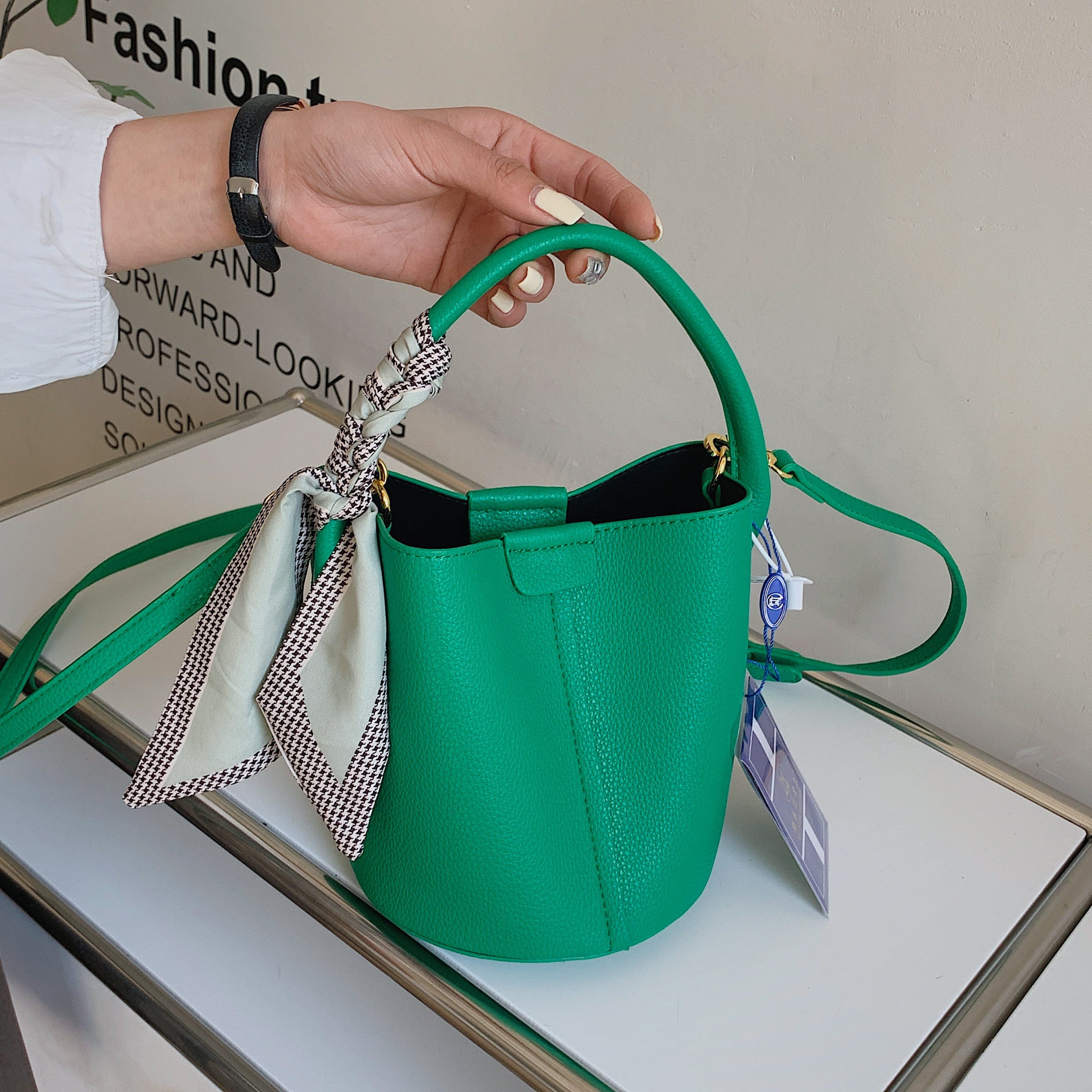 2025 Summer Handle Bucket Cros - Luxury Bags Vegan Leather ulasan dan harga
