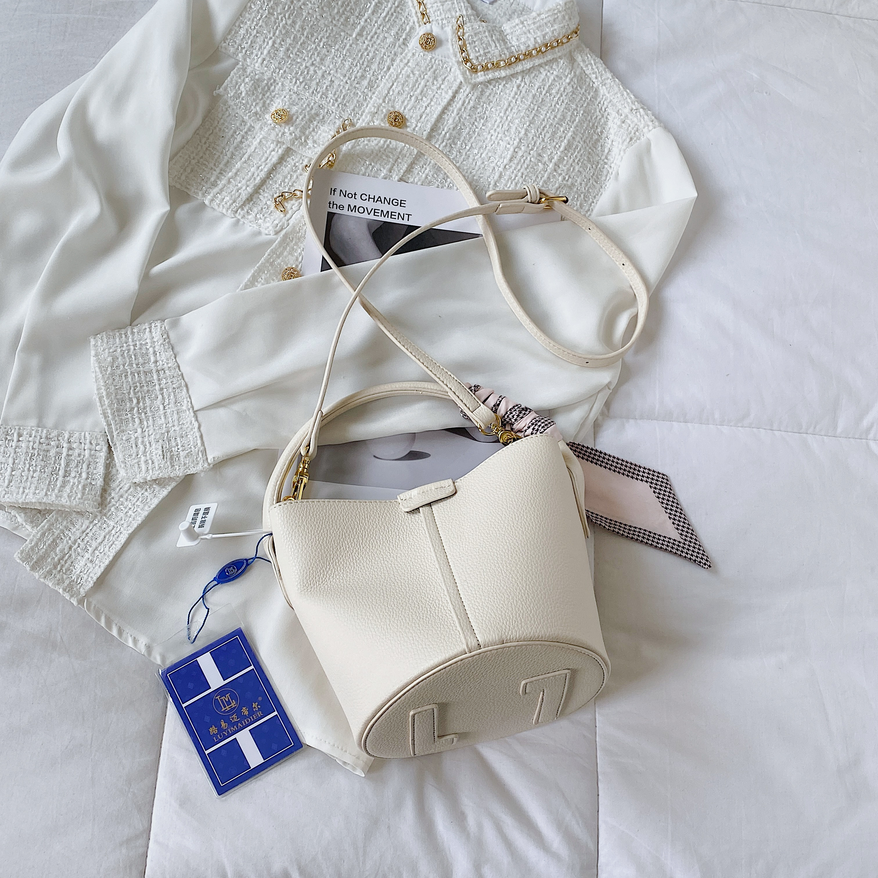 2025 Summer Handle Bucket Cros - Luxury Bags Vegan Leather ulasan dan harga