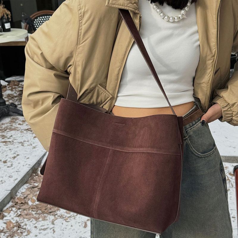 Korean Genuine Leather Tote Ba - Luxury Bags Vintage ulasan dan harga