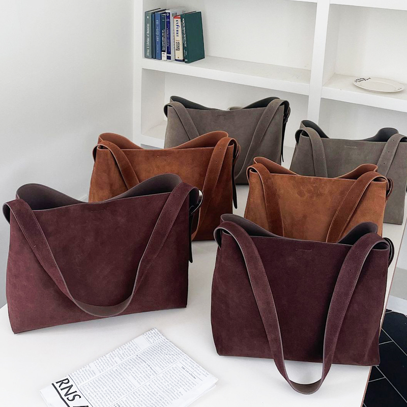 Korean Genuine Leather Tote Ba - Luxury Bags Vintage ulasan dan harga