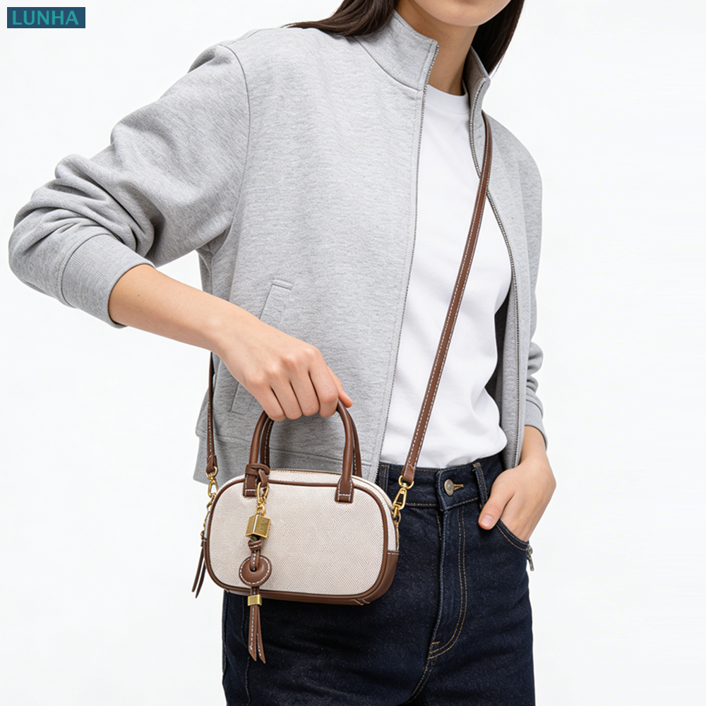 Women Luxury Mini Oval Bowling - Luxury Bags Vegan Leather ulasan dan harga