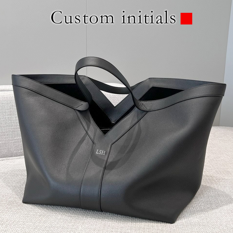 Custom Initials Oversize Tote  - Luxury Bags Vintage ulasan dan harga