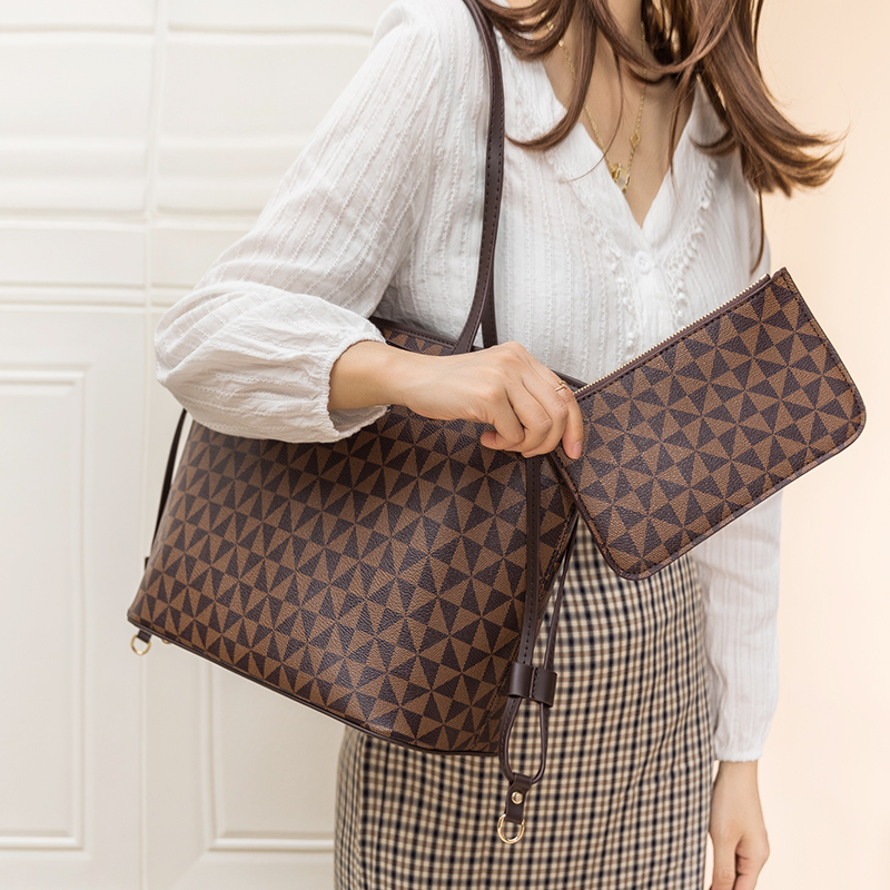 Luxury Tote Shoulder Bag for W - Luxury Bags Vegan Leather ulasan dan harga
