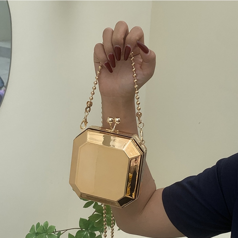 Mini Luxury Gold Party Evening - Luxury Bags Shopping ulasan dan harga