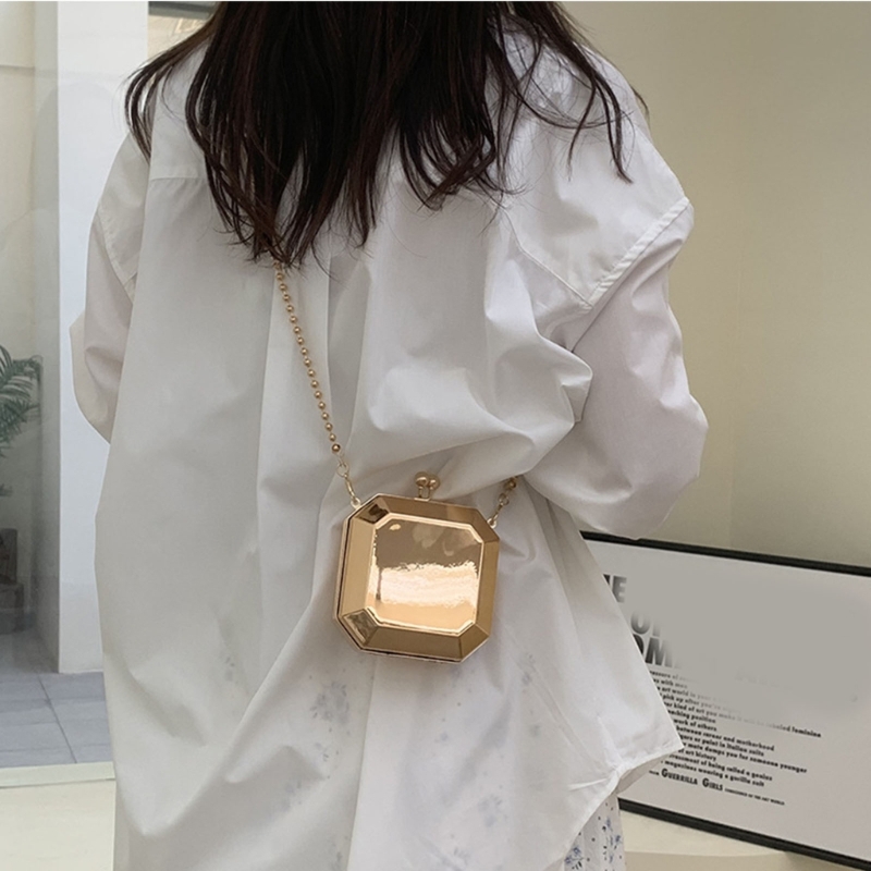 Mini Luxury Gold Party Evening - Luxury Bags Shopping ulasan dan harga