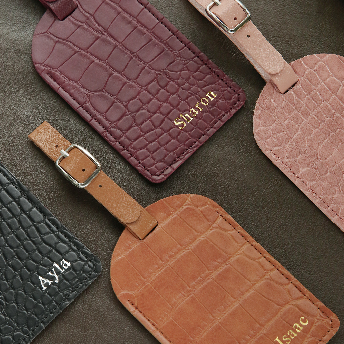 Personalized Leather Luggage T - Luxury Bags Vegan Leather ulasan dan harga