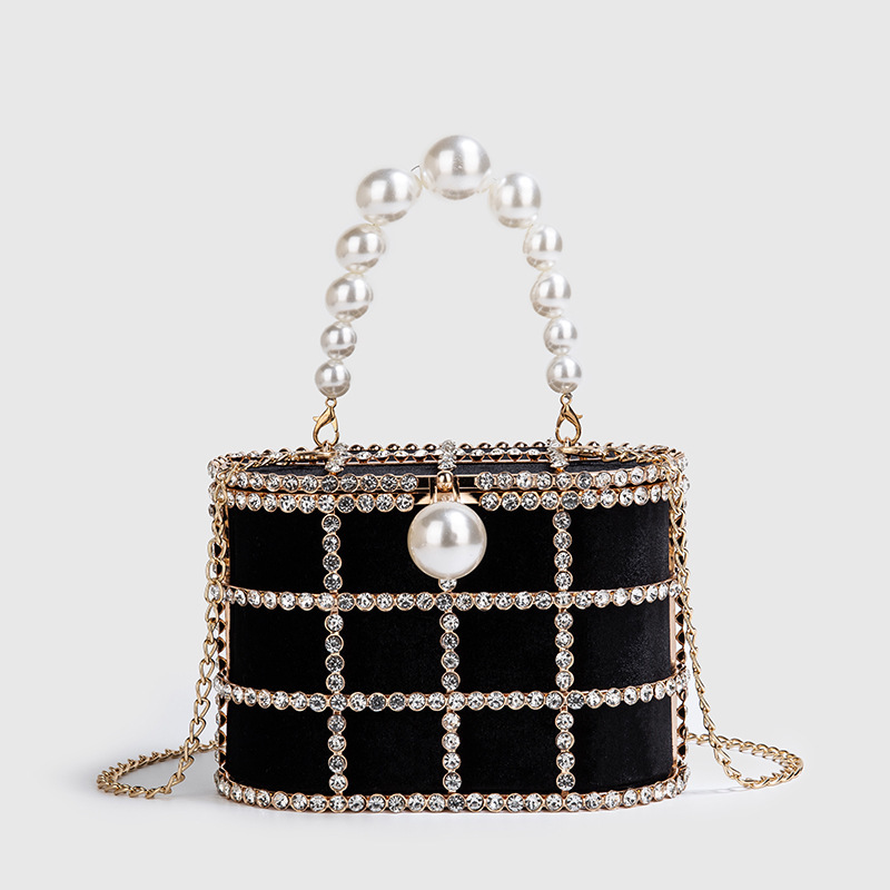 Luxury Diamond Metal Bucket Pe - Luxury Bags On Sale ulasan dan harga