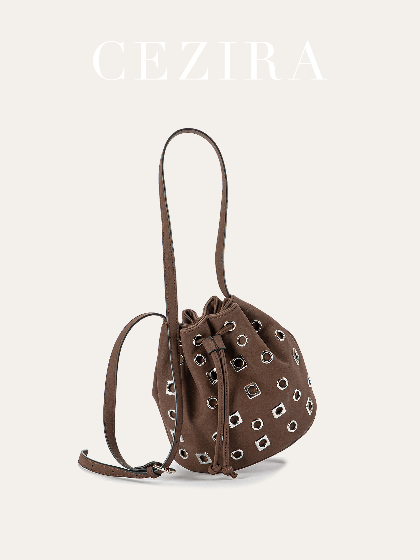 CEZIRA Fashion PU Vegan Leathe - Luxury Bags Vegan Leather ulasan dan harga