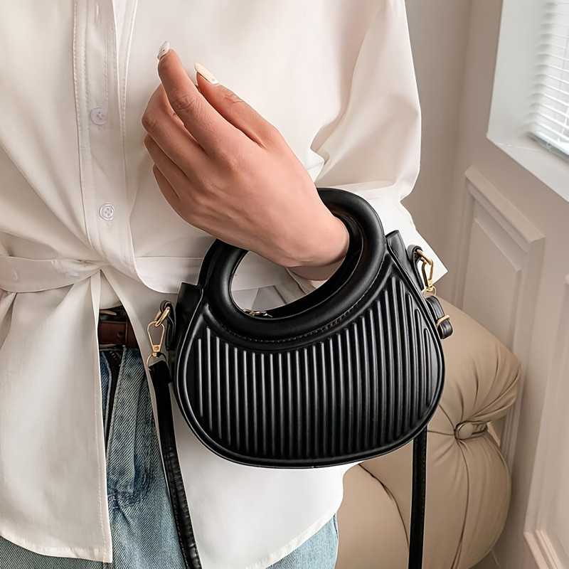 Chic Stripe Design Crossbody B - Luxury Bags On Sale ulasan dan harga
