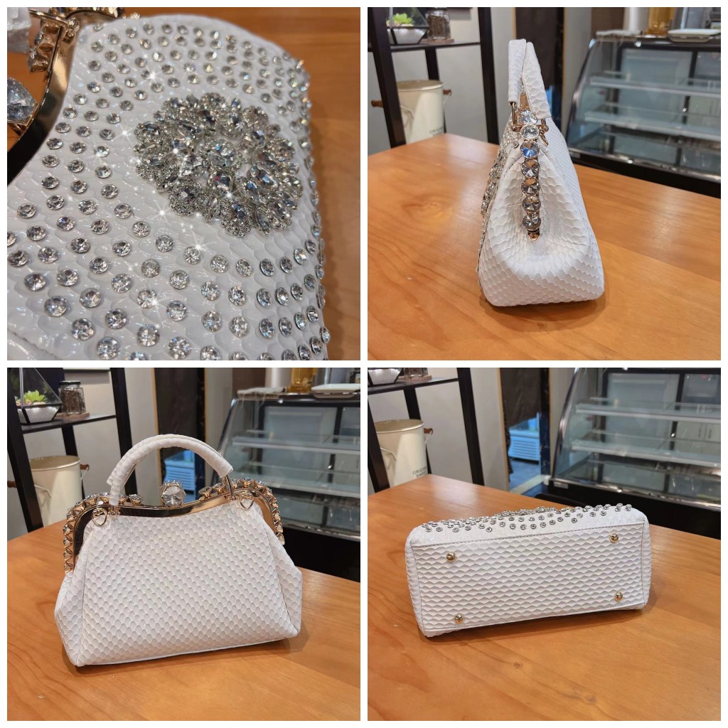 New Rhinestones Top-handle Bag - Luxury Bags On Sale ulasan dan harga