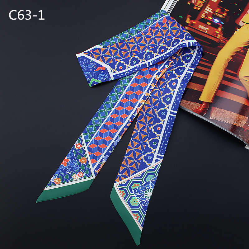 New Geometric Floral Print Sil - Luxury Bags Shopping ulasan dan harga