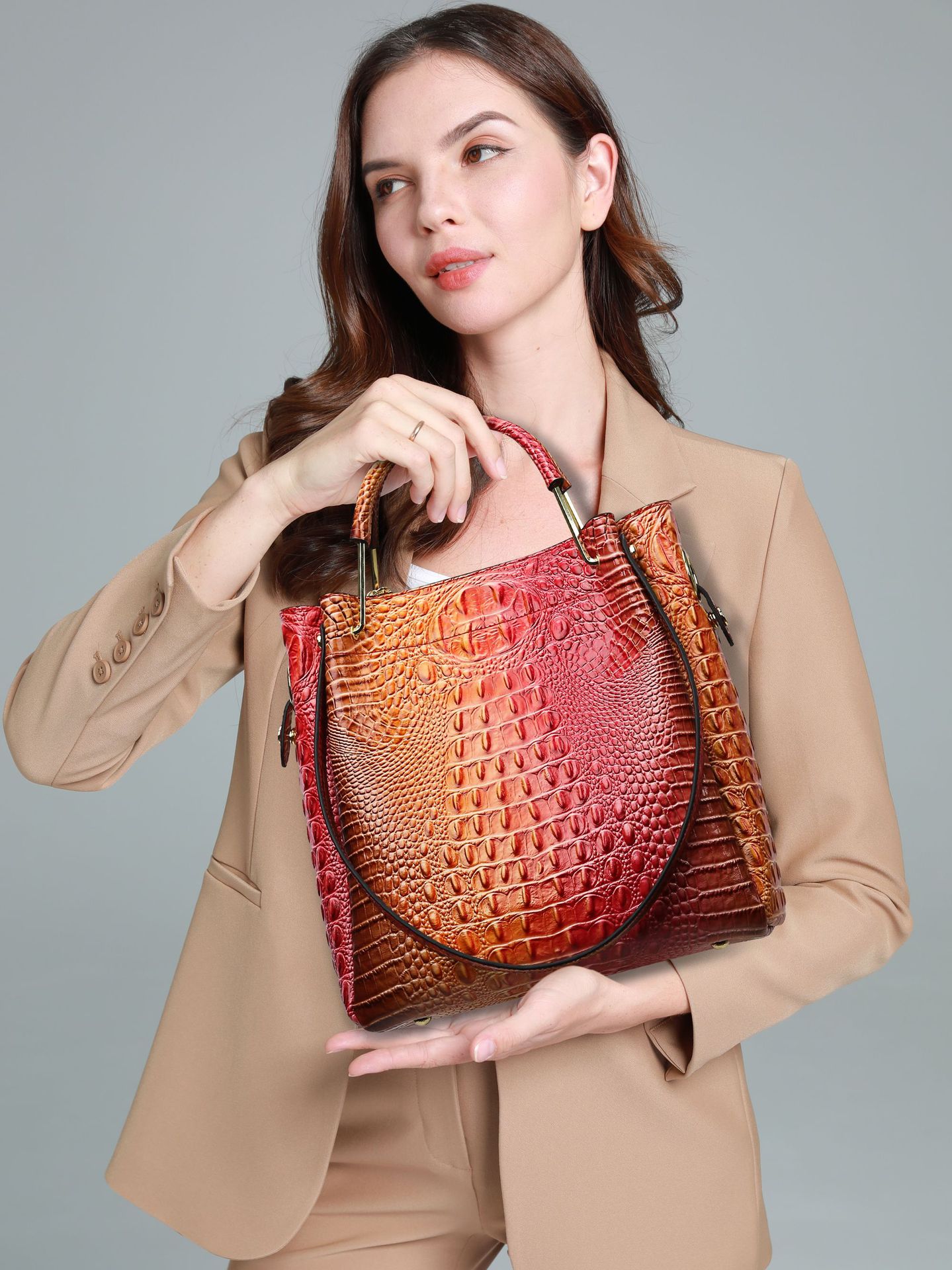 Fashion Crocodile pattern Luxu - Luxury Bags Vip ulasan dan harga
