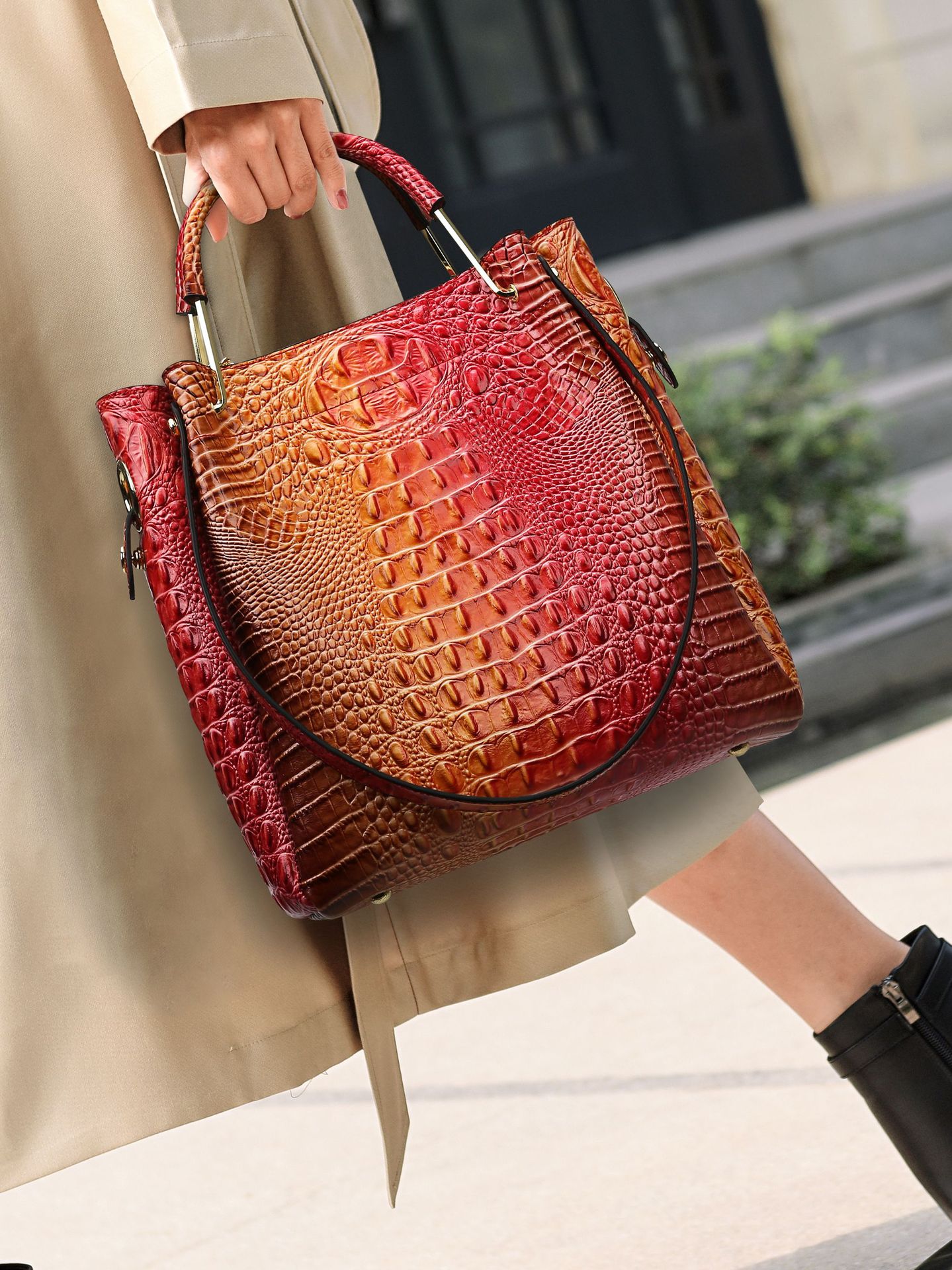 Fashion Crocodile pattern Luxu - Luxury Bags Vip ulasan dan harga