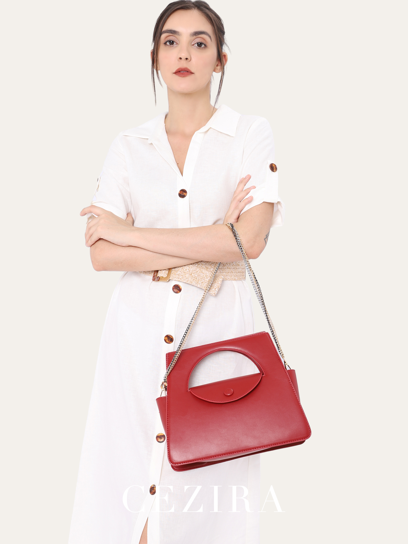 CEZIRA Brand Luxury PU Vegan L - Luxury Bags Vegan Leather ulasan dan harga