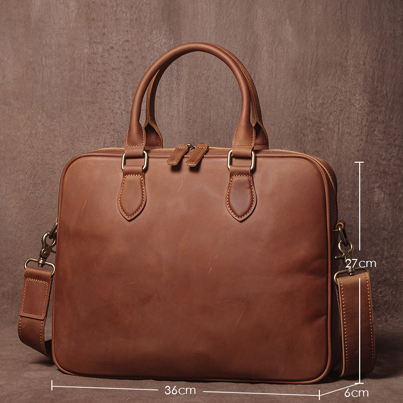 GURO Men Crazy Horse Cowhide B - Luxury Bags Supplier ulasan dan harga