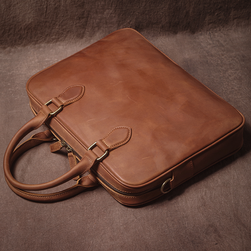 GURO Men Crazy Horse Cowhide B - Luxury Bags Supplier ulasan dan harga