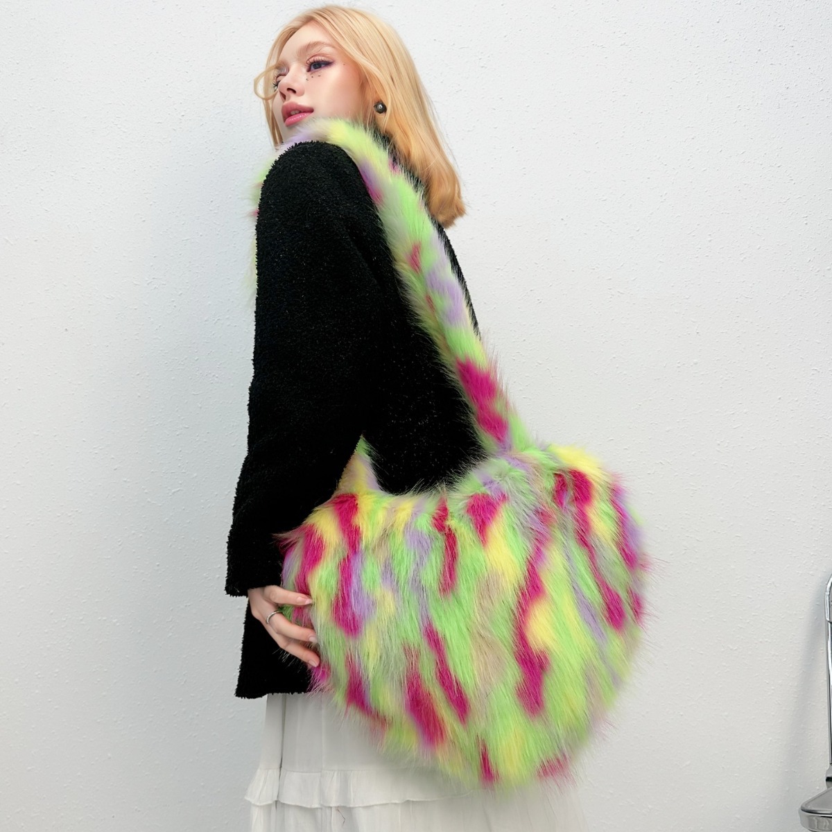 Cross-Border Fox Fur Shoulder  - Luxury Bags Vegan Leather ulasan dan harga