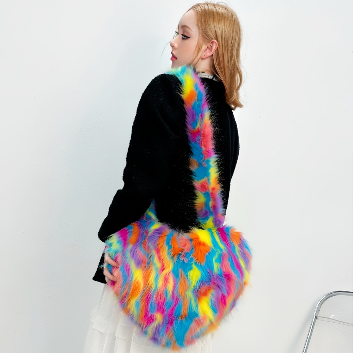 Cross-Border Fox Fur Shoulder  - Luxury Bags Vegan Leather ulasan dan harga