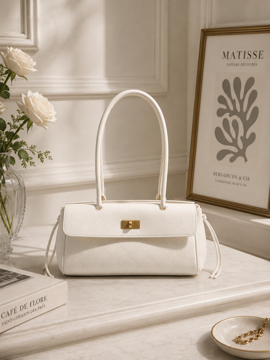 East-West Shoulder Bag Women W - Quiet Luxury Bags Crossbody ulasan dan harga