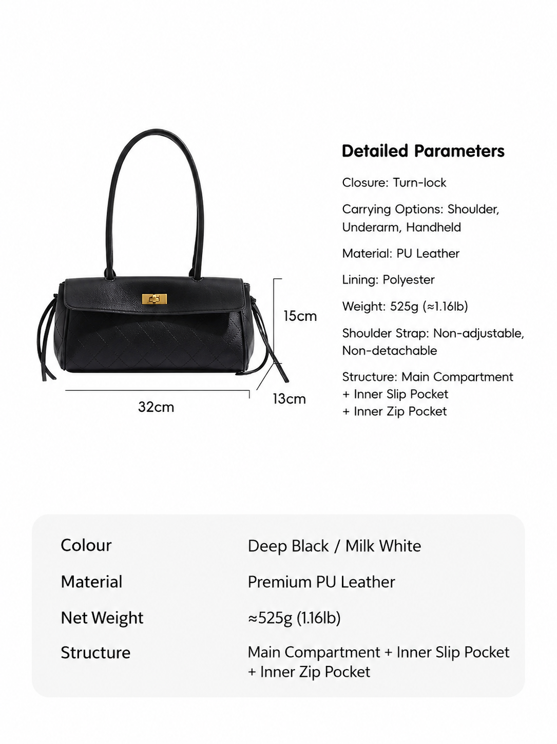 East-West Shoulder Bag Women W - Quiet Luxury Bags Crossbody ulasan dan harga