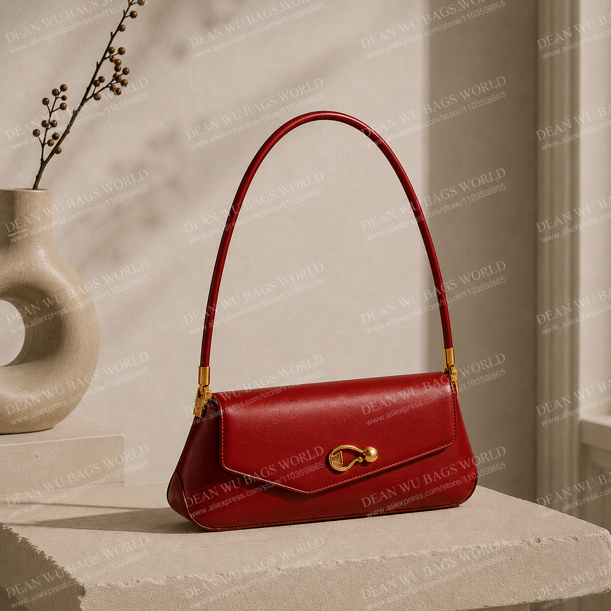 East-West Shoulder Bag Women B - Quiet Luxury Bags Crossbody ulasan dan harga