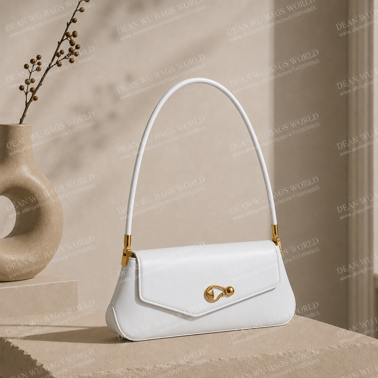 East-West Shoulder Bag Women B - Quiet Luxury Bags Crossbody ulasan dan harga